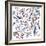 Botanical pattern 4-Irina Trzaskos Studio-Framed Giclee Print