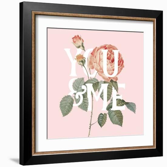 Botanical Pink Rose II You-Wild Apple Portfolio-Framed Art Print