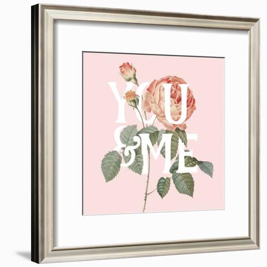 Botanical Pink Rose II You-Wild Apple Portfolio-Framed Art Print