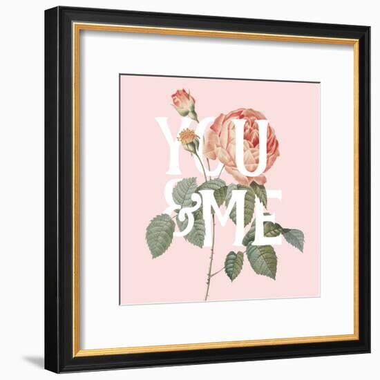 Botanical Pink Rose II You-Wild Apple Portfolio-Framed Art Print