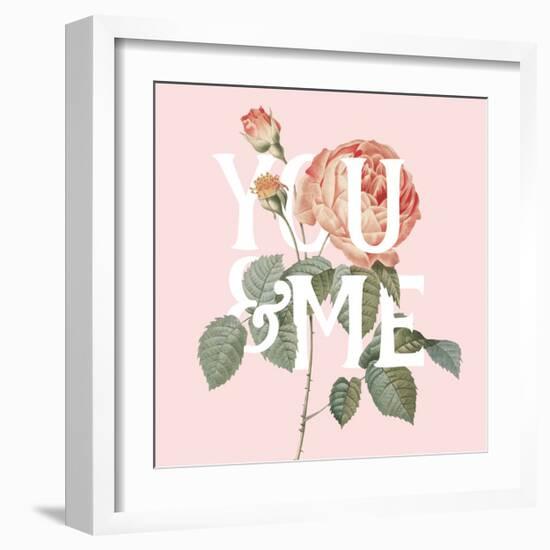 Botanical Pink Rose II You-Wild Apple Portfolio-Framed Art Print