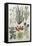 Botanical Print of Various Flowers-J. Hill-Framed Premier Image Canvas