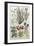 Botanical Print of Various Flowers-J. Hill-Framed Giclee Print