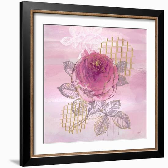 Botanical Reverie Square-Bella Dos Santos-Framed Art Print