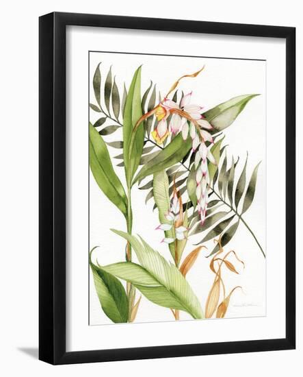 Botanical Shell Ginger-Kathleen Parr McKenna-Framed Art Print