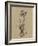 Botanical Sketch Black and White II-Ethan Harper-Framed Art Print