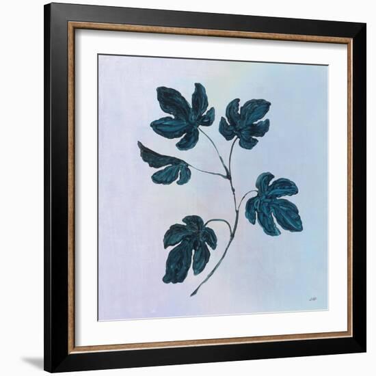 Botanical Study III Blue-Julia Purinton-Framed Art Print