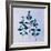 Botanical Study IV Blue-Julia Purinton-Framed Art Print