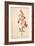 Botanical Study of a Foxglove-Jacques Le Moyne De Morgues-Framed Giclee Print