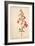 Botanical Study of a Foxglove-Jacques Le Moyne De Morgues-Framed Giclee Print