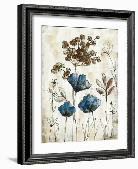 Botanical Trio II Neutral Crop-Silvia Vassileva-Framed Art Print