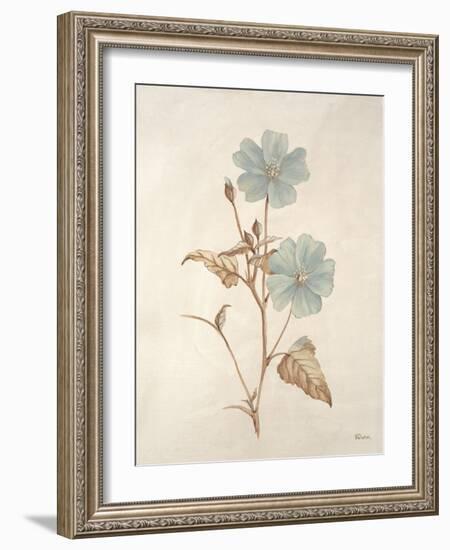 Botanicals Series Blue I-Rikki Drotar-Framed Giclee Print