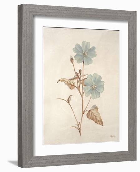 Botanicals Series Blue I-Rikki Drotar-Framed Giclee Print