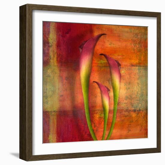 Botanicals Still Life with Lillies-Trigger Image-Framed Photographic Print