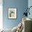 Botanique Bleu I-Hugo Wild-Framed Premium Giclee Print displayed on a wall