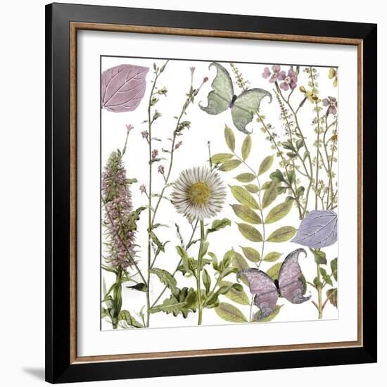Botanique Refresh 2-Color Bakery-Framed Giclee Print