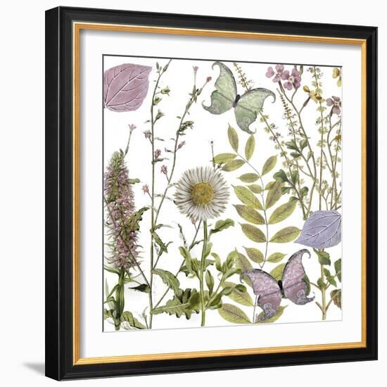 Botanique Refresh 2-Color Bakery-Framed Giclee Print