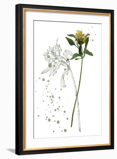 Botany Flower I-Melissa Wang-Framed Art Print