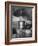 Botany Student Looking at a Flower Through a Microscope-Loomis Dean-Framed Photographic Print