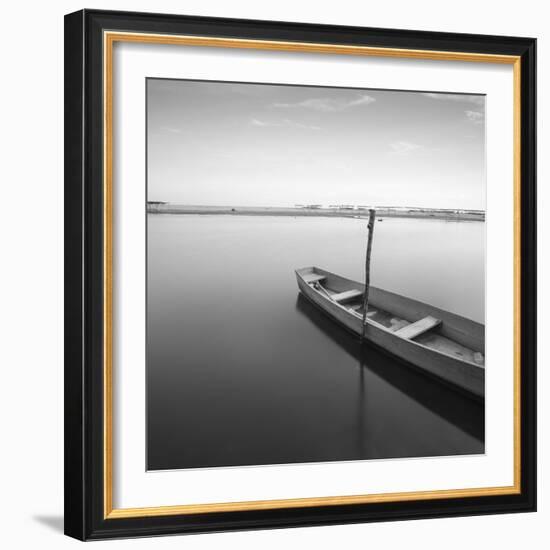 Bote en Barra Vieja-Moises Levy-Framed Photographic Print