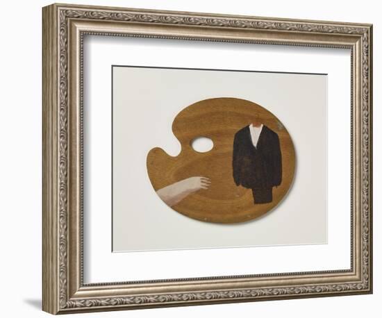 Botero Gets Dressed, 2016-Holly Frean-Framed Giclee Print