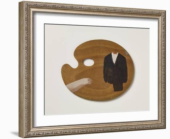 Botero Gets Dressed, 2016-Holly Frean-Framed Giclee Print