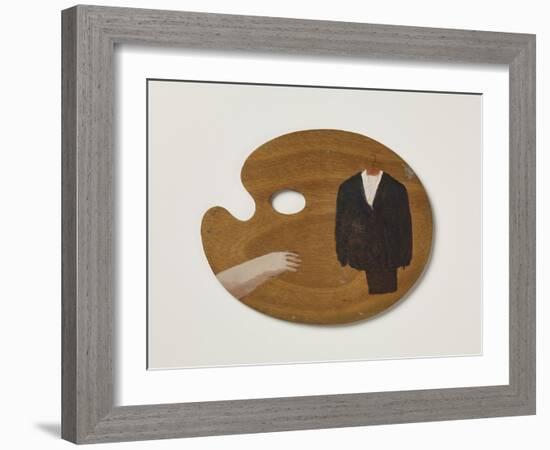 Botero Gets Dressed, 2016-Holly Frean-Framed Giclee Print