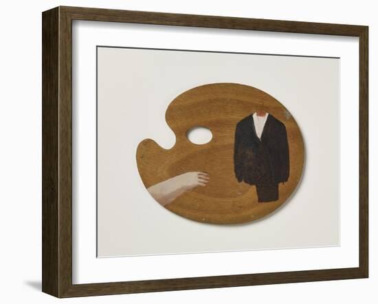 Botero Gets Dressed, 2016-Holly Frean-Framed Giclee Print