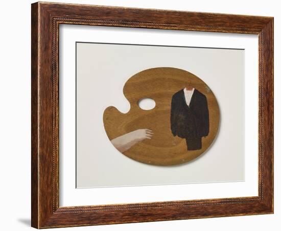 Botero Gets Dressed, 2016-Holly Frean-Framed Giclee Print