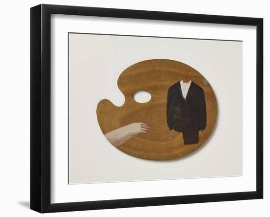 Botero Gets Dressed, 2016-Holly Frean-Framed Giclee Print