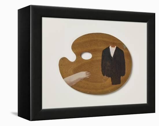 Botero Gets Dressed, 2016-Holly Frean-Framed Premier Image Canvas