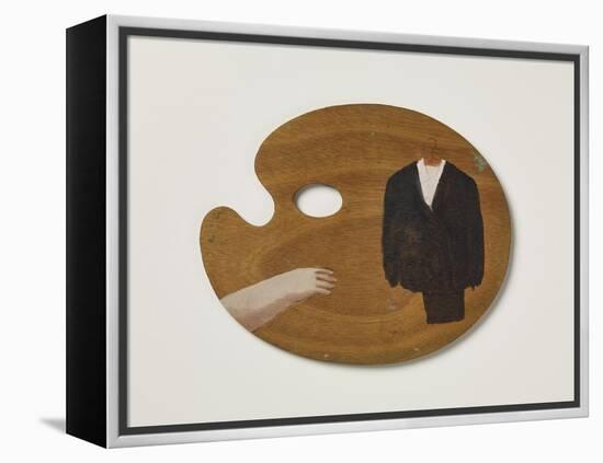 Botero Gets Dressed, 2016-Holly Frean-Framed Premier Image Canvas