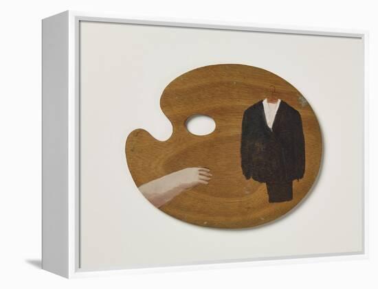 Botero Gets Dressed, 2016-Holly Frean-Framed Premier Image Canvas