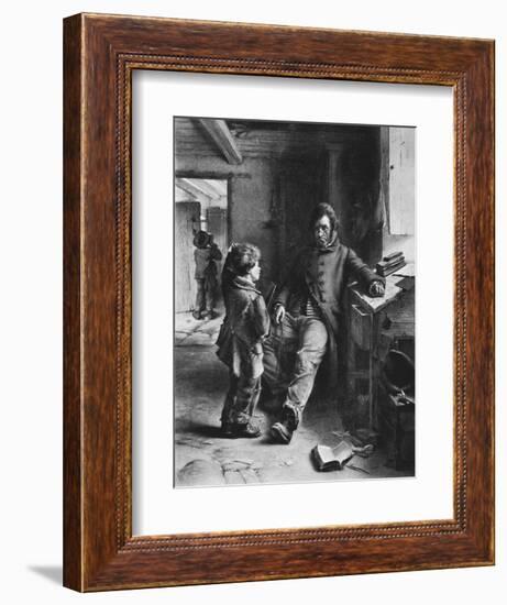 'Both Puzzled', 1868, (1912)-Erskine Nicol-Framed Giclee Print