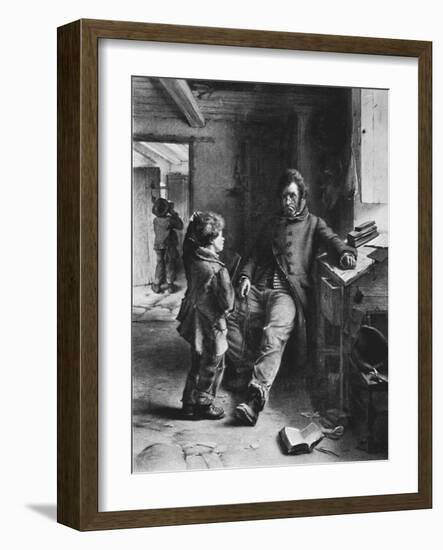 'Both Puzzled', 1868, (1912)-Erskine Nicol-Framed Giclee Print