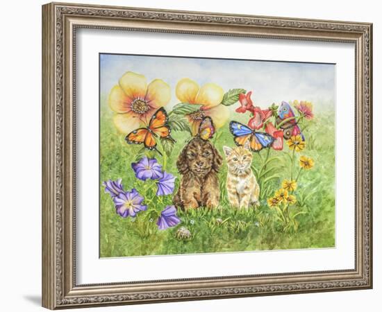 Bothersome Butterflies-Charlsie Kelly-Framed Giclee Print