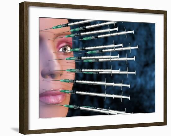 Botox Facelift Injections-Victor Habbick-Framed Photographic Print