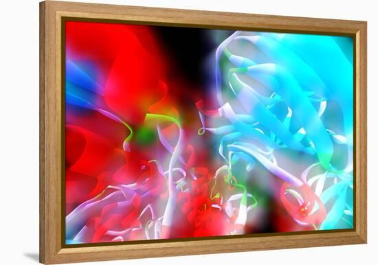 Botox Molecule-PASIEKA-Framed Premier Image Canvas