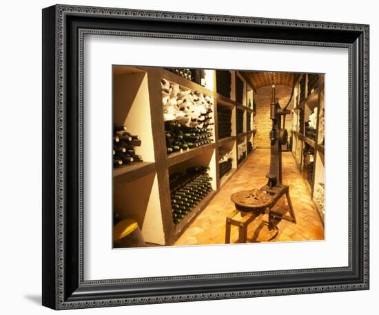 Bottle Aging Cellar, Bodega Pisano Winery, Progreso, Uruguay-Per Karlsson-Framed Photographic Print