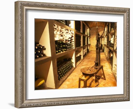 Bottle Aging Cellar, Bodega Pisano Winery, Progreso, Uruguay-Per Karlsson-Framed Photographic Print