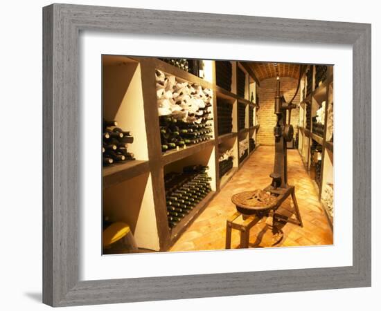 Bottle Aging Cellar, Bodega Pisano Winery, Progreso, Uruguay-Per Karlsson-Framed Photographic Print