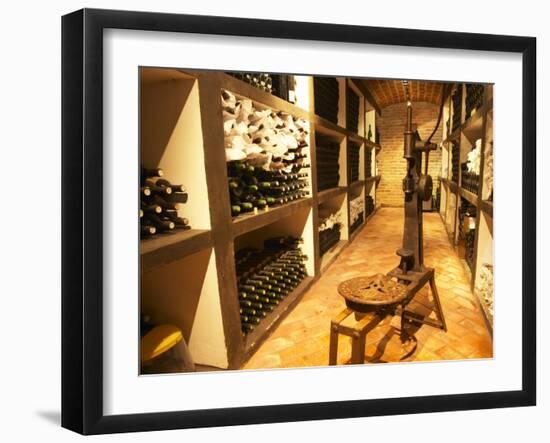 Bottle Aging Cellar, Bodega Pisano Winery, Progreso, Uruguay-Per Karlsson-Framed Photographic Print