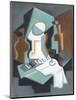 Bottle and Fruit Dish-Juan Gris-Mounted Art Print