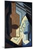 Bottle and Glass; Bouteille et Verre, 1921-Juan Gris-Mounted Giclee Print