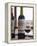 Bottle and Glass, Chateau Vannieres, La Cadiere d'Azur, Bandol, Var, Cote d'Azur, France-Per Karlsson-Framed Premier Image Canvas