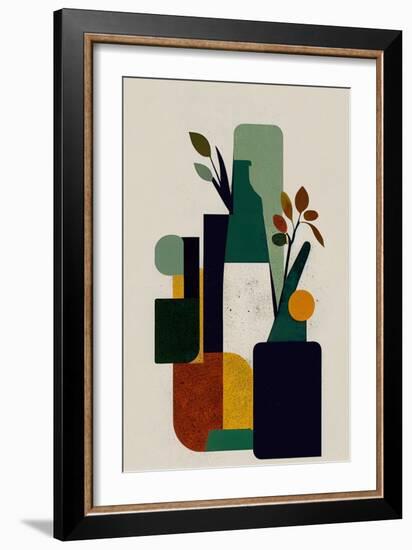 Bottle and Plant-Treechild-Framed Giclee Print