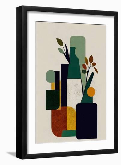 Bottle and Plant-Treechild-Framed Giclee Print