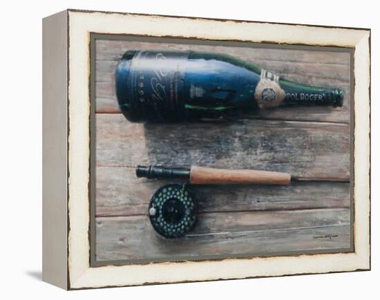Bottle and Rod I, 2012-Lincoln Seligman-Framed Premier Image Canvas