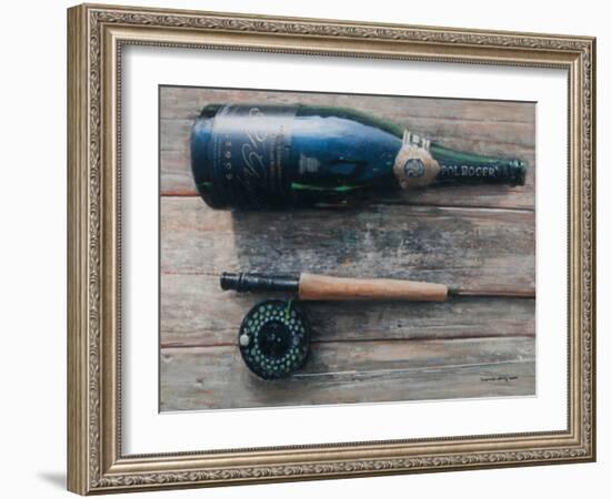 Bottle and Rod I, 2012-Lincoln Seligman-Framed Giclee Print