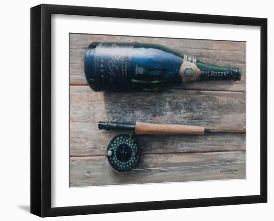 Bottle and Rod I, 2012-Lincoln Seligman-Framed Giclee Print